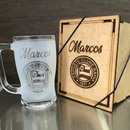 Caneca de Chopp C/ Caixa MDF
