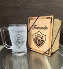 Caneca de Chopp C/ Caixa MDF