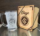 Caneca de Chopp C/ Caixa MDF