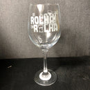 Taça de Vinho 490ml Jateada