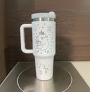Garrafa térmica 1200ml gravada a laser C/ canudo